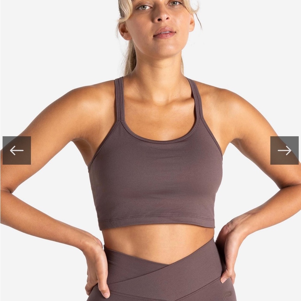 Sculpt Seamless Built in Bra Tank - Mocha